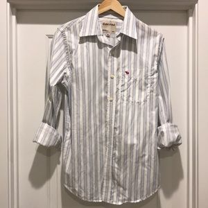 A&F casual button down shirt